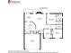 Detailed floor plan showcasing the layout of the house including the kitchen, bedrooms, and living spaces at 112 Red Cypress Dr, Goose Creek, SC 29445