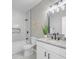 Bright bathroom featuring new vanity, granite counter and shower-tub at 123 Fall Creek Blvd, Summerville, SC 29483