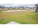Expansive backyard with a pond and community view, perfect for outdoor activities at 124 Long Trail Way, Moncks Corner, SC 29461