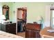 Green bedroom with a view into a full walk in closet at 1300 Park West Blvd # 919, Mount Pleasant, SC 29466