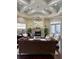 Cozy lounge area featuring a fireplace, comfortable seating, and elegant decor at 1300 Park West Blvd # 919, Mount Pleasant, SC 29466