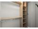 Walk-in closet featuring built-in shelving and ample storage space at 132 E Hartwick Ln, Goose Creek, SC 29445