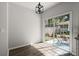 Bright dining area with a sliding glass door leading to an outdoor patio at 132 E Hartwick Ln, Goose Creek, SC 29445