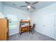 Office space with a ceiling fan, desk, and a leather chair at 137 Clydesdale Cir, Summerville, SC 29486