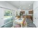 Bright kitchen with a breakfast nook, sliding glass door access to the patio, and ample natural light at 137 Clydesdale Cir, Summerville, SC 29486
