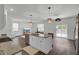 Island kitchen with granite countertops, stainless steel appliances, and plenty of space at 138 Sweet Cherry Ln, Summerville, SC 29486