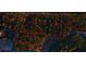 Aerial view of available lots in wooded area; some lots have been sold at 1449 Jeremy Cay Ct, Awendaw, SC 29429