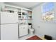 Functional pool storage room with ample shelving, sink, and toilet for added convenience at 1511 Fairway Dr, Charleston, SC 29412