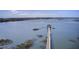 Expansive aerial view of the property featuring a charming gazebo and scenic waterfront, offering a serene retreat at 1551 Ben Sawyer Blvd # 44, Mount Pleasant, SC 29464