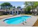Backyard featuring a sparkling pool, and an inviting patio, surrounded by well-maintained landscaping at 1918 Armory Dr, Mount Pleasant, SC 29466
