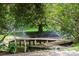 Wooden bridge over water in wooded landscape at 1972 Long Creek Rd, Wadmalaw Island, SC 29487