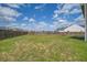 Spacious backyard featuring a well-kept lawn with an enclosing wooden fence at 2113 Pimlico Dr, Ridgeville, SC 29472