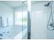 Bathroom with shower and tub at 222 Torslanda Ln, Summerville, SC 29486