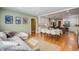 Bright and airy living area with easy access to kitchen, dining, and Gathering living at 229 Gordon St, Charleston, SC 29403