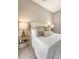 Bed with accent pillows and side tables with decorative lamps creates a comfy vibe at 23 Felix St, Charleston, SC 29403