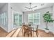Inviting dining area with natural light, sliding glass door, and elegant decor at 2314 Hummingbird Ln, Summerville, SC 29483