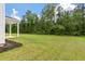 Lush green backyard offering plenty of space for outdoor activities and relaxation at 296 Torslanda Ln, Summerville, SC 29486