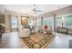 Bright, airy living room featuring an open concept design and stylish furnishings at 3006 Cross Vine Ln, Summerville, SC 29483