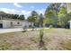 A serene backyard featuring a pool, patio, and landscaping for leisure and privacy at 32 Elmora Ave, Goose Creek, SC 29445