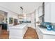 Modern kitchen featuring a large center island, stainless steel appliances, and stylish cabinetry at 403 Ripple Park Dr, Summerville, SC 29486