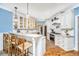 Eat-in kitchen with seating, granite countertops and stainless steel appliances at 5692 Barbary Coast Rd, Hollywood, SC 29449