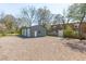 Garage, parking and rear yard exterior view at 706 White Oak Dr, Charleston, SC 29407