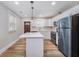 Stylish kitchen featuring a center island, stainless steel appliances, and modern cabinetry at 706 White Oak Dr, Charleston, SC 29407