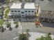 Aerial view of commercial buildings with parking, restaurants, and landscaped areas at 7101 Bowen Corner Ave, Hanahan, SC 29410