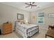 Bedroom featuring a bed, natural light, and carpeted floors at 7101 Bowen Corner Ave, Hanahan, SC 29410