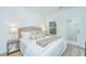 Comfortable main bedroom features a queen bed, bedside tables, and a door to the outside at 803 Twin Rivers Dr, Wando, SC 29492