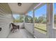 Relaxing screened porch with views of the lake at 8524 Brookforest Dr, Charleston, SC 29406