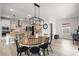 Dining area flows into a modern kitchen, creating an inviting and connected living space at 102 Bolsena Ct, Summerville, SC 29486