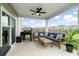 Outdoor patio featuring a sectional sofa, a grill, and string lights at 102 Bolsena Ct, Summerville, SC 29486