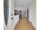 The entryway reveals a glimpse of the modern kitchen, enhancing the home's appeal at 108 Mourning Dove Dr, Bonneau, SC 29431