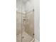 Modern tiled shower features glass doors and brushed metal fixtures at 112 Waterfront Plantation Dr, Charleston, SC 29412