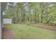 Backyard with well-manicured lawn and privacy fence at 113 Alpine Rd, Summerville, SC 29485
