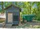 Outbuilding with a chicken coop for the backyard farmer at 1192 Church Of God Rd, Bonneau, SC 29431