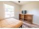 Bedroom with wood floor and ceiling fan at 1230 Hawthorne Cir, Hanahan, SC 29410
