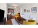 Cozy living room with comfortable seating, hardwood floors, and stylish decor at 125 Pier View St # 405, Daniel Island, SC 29492