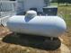 Exterior shot of an above ground propane tank located on the side of the house at 131 Travis Hill Rd, Moncks Corner, SC 29461