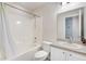 Clean bathroom featuring shower and tub combo, toilet, vanity and sink at 151 Tyger St, Summerville, SC 29485