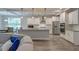 Modern kitchen with stainless steel appliances, a central island, and granite countertops at 1511 Hopkins Ln, Mount Pleasant, SC 29466