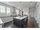 Open kitchen featuring a central island, modern appliances, and bright, airy atmosphere at 1518 Bower Ln, Johns Island, SC 29455