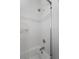 Clean, modern shower with white tile, glass door, and modern fixtures at 1518 Bower Ln, Johns Island, SC 29455