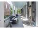 Spacious porch with comfortable seating, ideal for relaxing and enjoying the outdoor view at 155 Wentworth St # A, Charleston, SC 29401