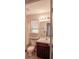 Functional bathroom features a vanity, toilet, and a shower with good lighting at 206 Trickle Dr, Summerville, SC 29483