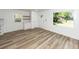 View of entryway nook featuring custom cabinets, shelves, and white door at 2219 Eagle Dr, North Charleston, SC 29406