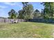 The large, fully fenced backyard provides ample space for recreation and outdoor activities at 2809 Conservancy Ln, Charleston, SC 29414