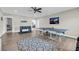 Spacious game room with ping pong table, foosball table, and durable wood-look floors at 2827 Wagner Way, Mount Pleasant, SC 29466