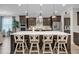 Open-concept kitchen with large island, pendant lighting, stainless steel appliances, and seating at 2827 Wagner Way, Mount Pleasant, SC 29466